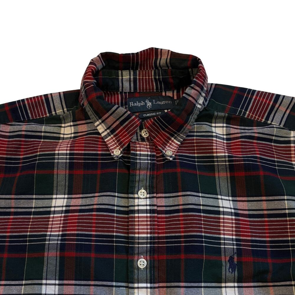 Vtg Ralph Lauren Shirt Mens XL 17.5 34/35 Classic Fit Oxford Button Long Sleeve